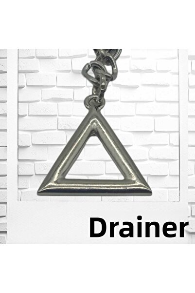 Trenderrs Unisex Triangle Model Metal Keychain and Bag Ornament