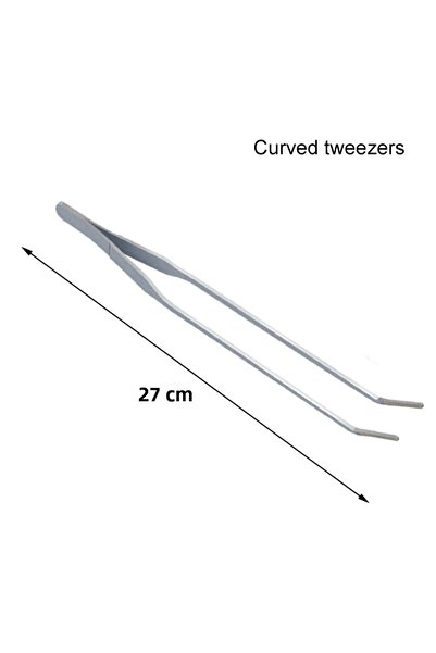 Choice1 ملقط منحني، مقص حوض السمك، ملقط، أداة، حوض السمك، نباتات، موجة، مقص، ...