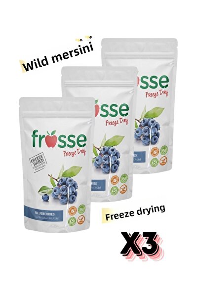 frosse مجموعة مكونة من 3 قطع من رقائق التوت المجففة بالتجميد