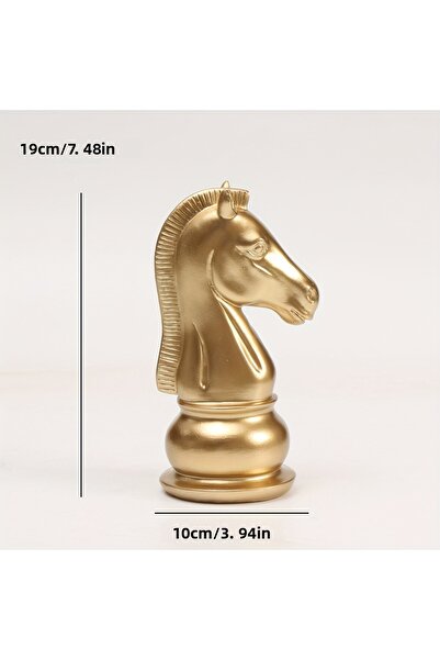 Choice قطعة واحدة من تمثال الشطرنج الدولي من Qishi، تمثال شطرنج من الراتينج، ...