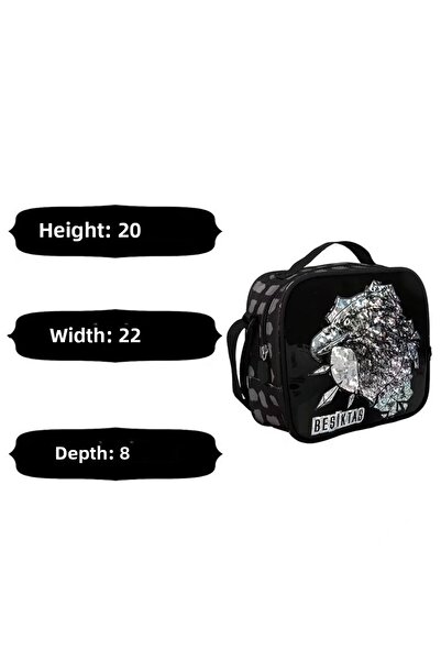 Beşiktaş حقيبة غداء إيجل باتش ME 24346 باللون الأسود