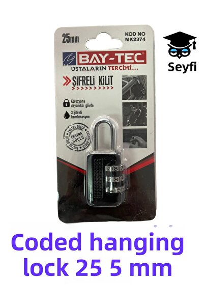 Yeşil Adım Кодирана катинара 25 мм Заключване за шкаф Заключване за врата