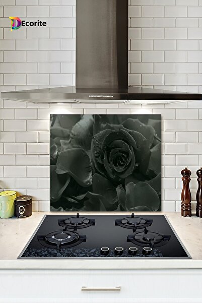Decorita Glass Stove Back Protector| Karagül Pattern| 52cm X 60cm
