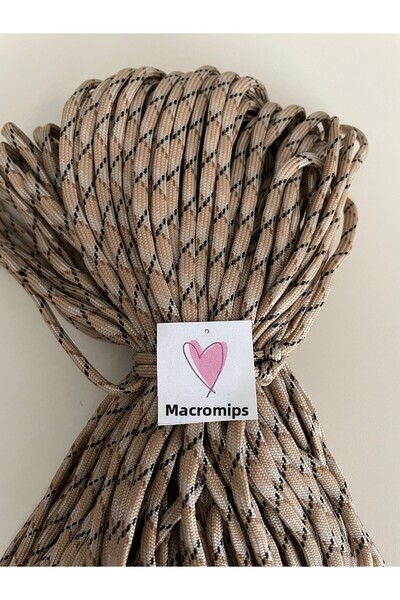 Makromİps PARACORD FRĂȘĂ 4mm 7 MÂRGELE (10 metri) FRĂȘĂ DE PARAŞUTĂ BRĂTĂRI C...