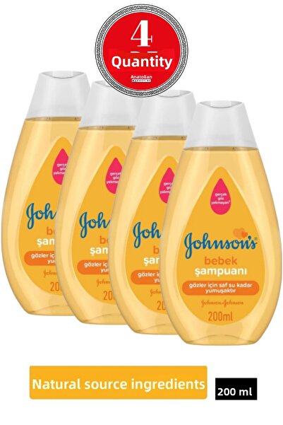 Johnson's 4 Pieces Baby 200 ml Baby Shampoo