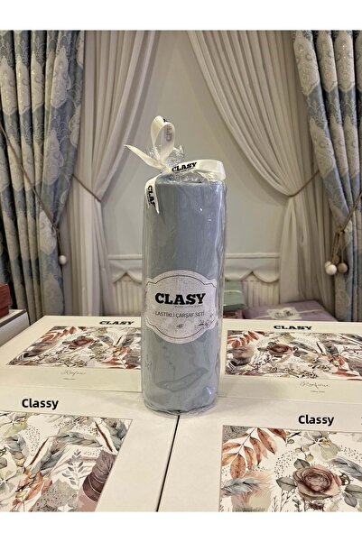 Clasy Σεντόνι Μονό Ελαστικό Minel Τιρκουάζ 100Χ200