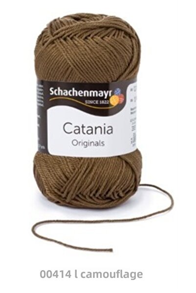 Schachenmayr Originals 414 Amigurimi Summer Knitting Thread 100% Cotton Thread Khaki 414