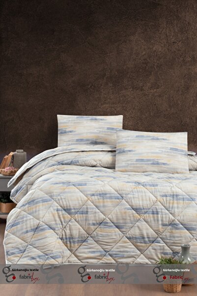 Fabric Box طقم ملاءة نوم مزدوجة من Value Comfort بما في ذلك غطاء سرير مرن