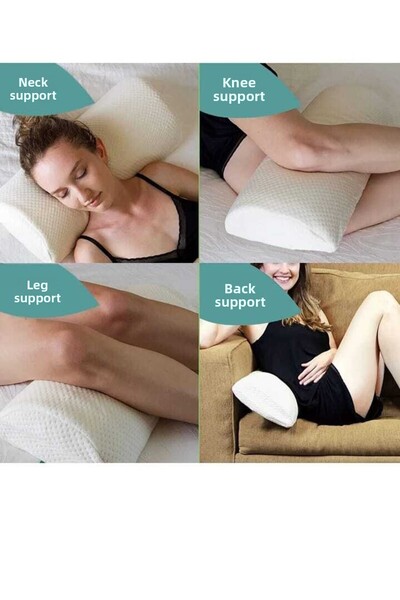 YclShop Visco Sponge Multi-Purpose Snore Pillow Neck Waist Back Cushion