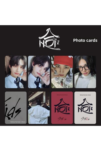 Kpop Dünyasi Σετ φωτογραφικών καρτών STRAY KIDS Hyunjin '' Skzhop Hiptape ''