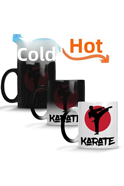Baskı Dükkanı كوب كاراتيه رائع للفنون القتالية، كوب سحري من البورسلين