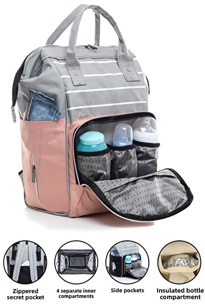 Yerli Baby Mother Baby Care Backpack with Thermal Bottle