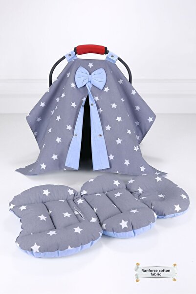 Umaybebek Stroller Cover Stroller Cushion 2 Pieces - With Waist Support