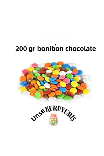ÜNSEKURUYEMİŞ شوكولاتة بونيبون ملونة (200 جرام)