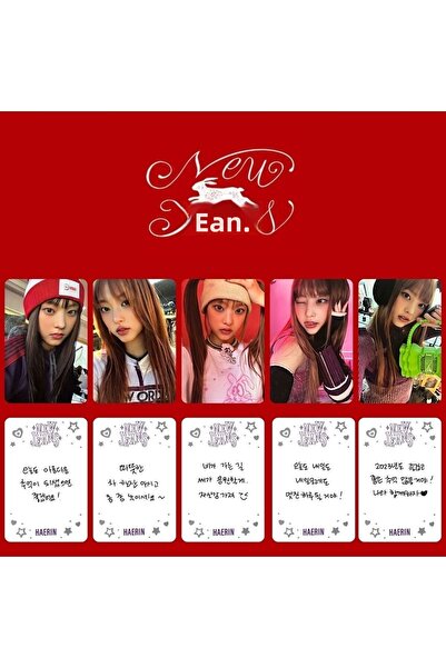 Kpop Dünyasi Νέο Σετ καρτών άλμπουμ Jeans Haerin '' Omg ''