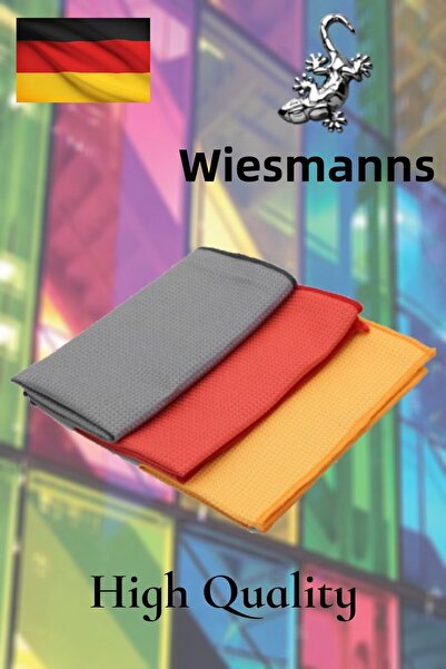 wiesmann 3 قطع 40 سم × 40 سم من القماش الزجاجي، قماش مرآة من الألياف الدقيقة،...