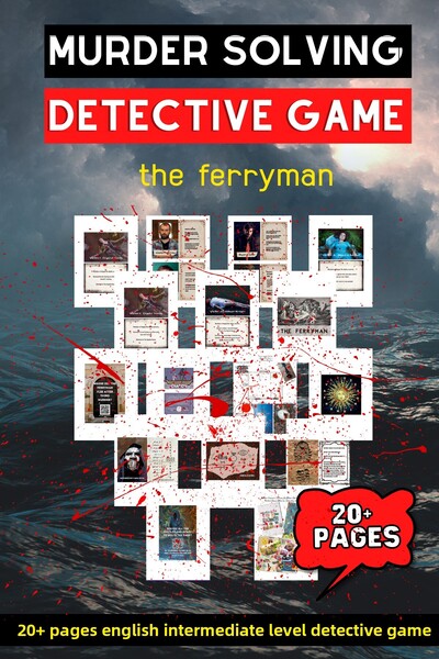 GameBulance Detective Games - Who Is the Killer? -Murder Solving -Case File - English Detective Game