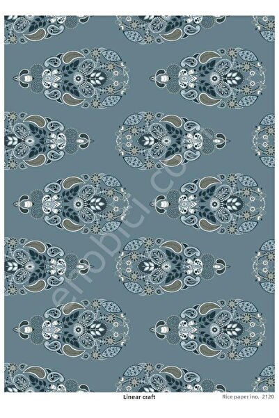 ehobici Lineart Brass Decopage Paper Model - 2120