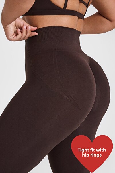 gymhams GH-OA Series Hip Gathered Push Up Hip Shaper Seamless Scrunch Спортни дамски клинове от ликра