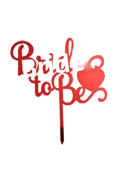 Party City تزيين الكيك بليكسي جلاس أحمر مقاس 11x13 سم من برايد تو بي