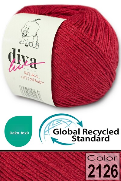 Diva İplik Premium Amigurumi Ipi Punch (PANÇ) Baby Soft Cotton 50 gr Șuviță d...