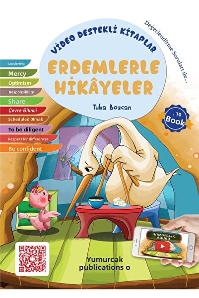 Yumurcak Yayınları Yumurcak Erdemlerle Hikayeler 10 Kitap Set