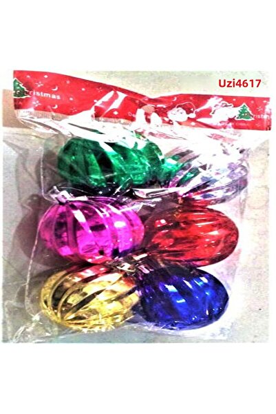 DÜVENCİ TİCARET ORNAMENT DE PĂDURĂ PENTRU PETRECERE, BILĂ CU VALURI, 6CM, PAC...