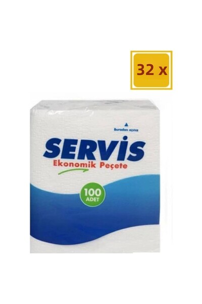 Servis منديل 100 قطعة × 32 قطعة