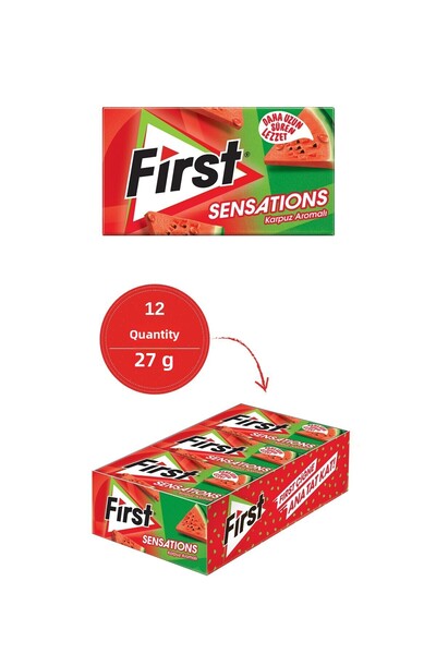 First Sensations Watermelon 27Gr - 12 Pieces