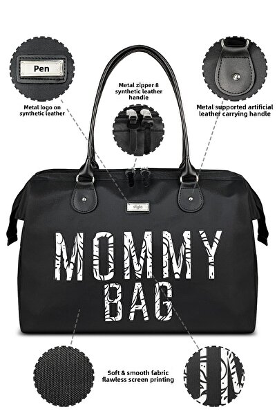 Stylo X Pro Mommy Bag Black Mother Baby Care Women's Bag