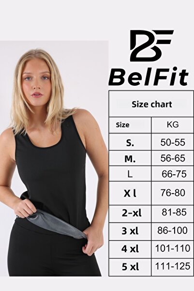 BelFit Θερμική σάουνα Γυναικεία προπόνηση Tank Top
