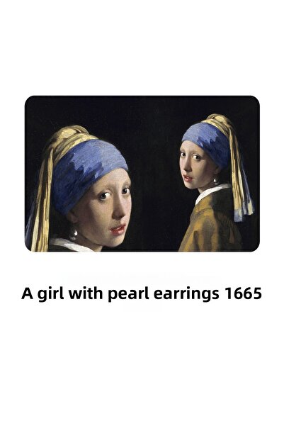 retronote A4 Notebook 9 - Johannes Vermeer - Girl with Pearl Earring, 1665 - Unlined - 64 Pages - 21x29.7 Cm