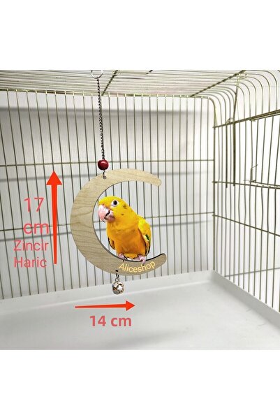 Alice أرجوحة الديك الرومي لطيور الكوكاتيل والطيور بأحجامها