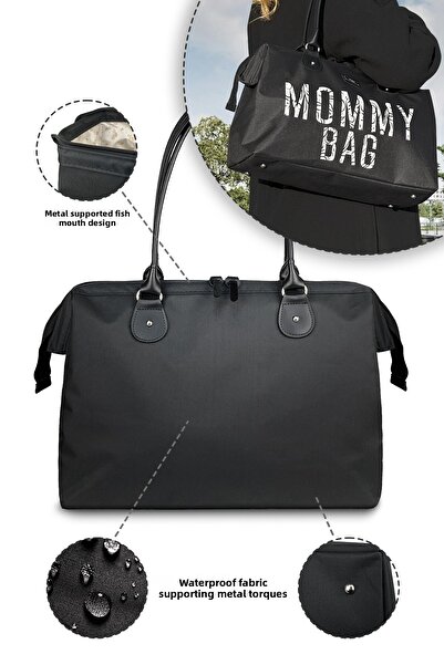 Stylo X Pro Mommy Bag Black Mother Baby Care Women's Bag