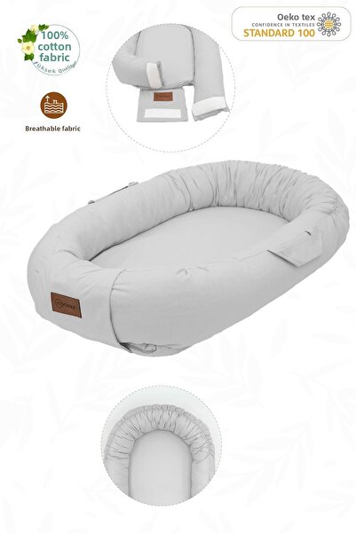 mordesign Babynest Orthopedic Baby Bed, Mother's Side Baby Bed, Ergonomic Design, Grand Series