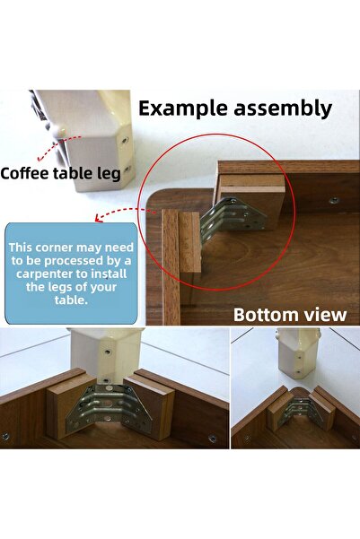 Badem10 Elips 4 bucăți picior de masă de cafea 42 cm din plastic gri argintiu picior de masă pentru masă de bucătărie picioare de mobilier