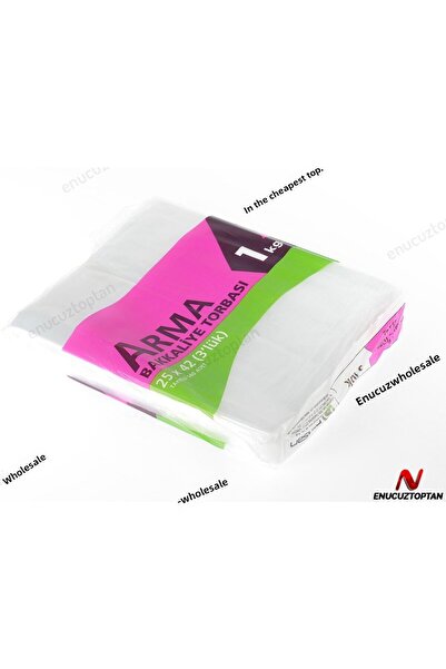 Arma Naksan Arma Şeffaf Grocery Bag (Bag) 3-Pack 25 X 42