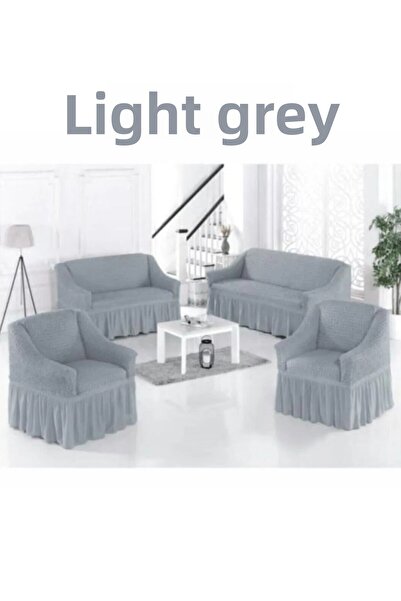 kanway Bürümcük 3+2+1+1 غطاء أريكة. سرير أريكة مرن قابل للغسل مع غطاء أريكة مرن