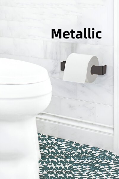 Transformacion حامل ورق تواليت لاصق معدني بدون ثقب - 720748