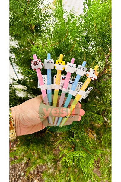 YEŞİL KIRTASİYE قلم بنمط قطة توست 0.7 سن - قطعة واحدة