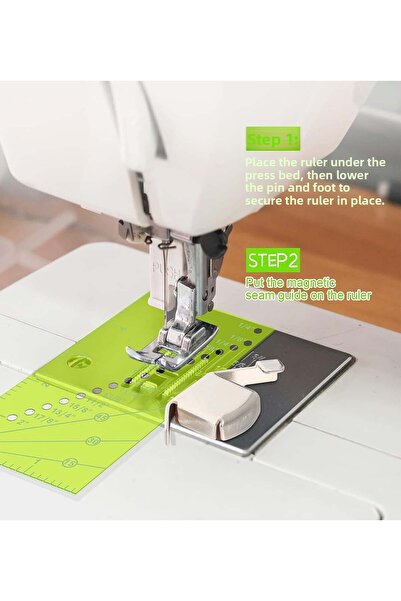 hodbehod Sewing Machine Guard Seam Edge Allowance Guide Alignment Adjustment Measurement Ruler