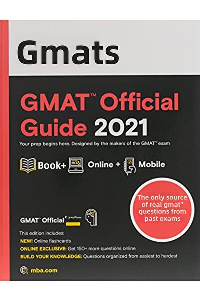 Wiley كتاب الدليل الرسمي لامتحان GMAT 2021 + بنك الأسئلة عبر الإنترنت
