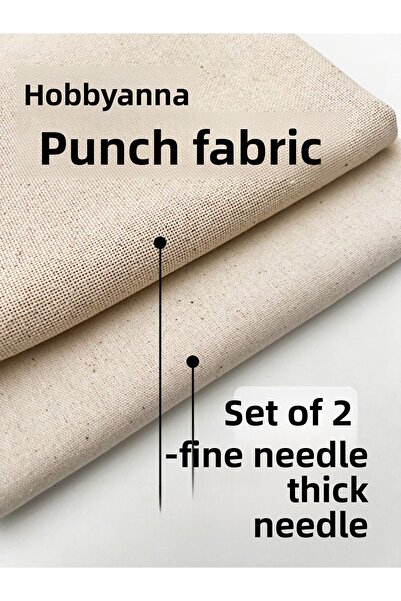 Hobianna Punch Fabric Set - Suitable for Thin and Thick Needle