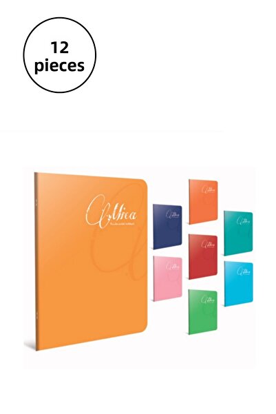 Gıpta Mica A4 - 120 Sheets Checked Wire Stitched Pp Cover Notebook (12 Pieces)