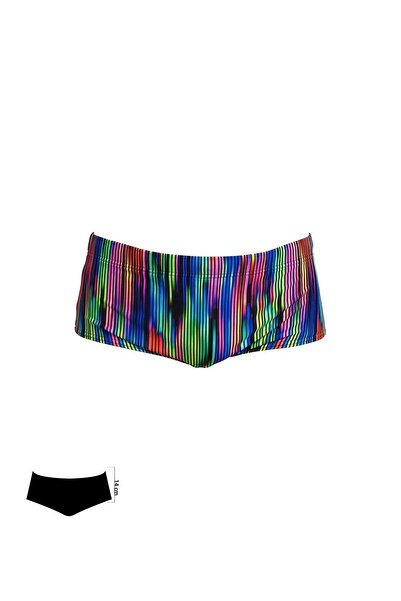Funky Trunks Rain Down Boys' Training Swimsuit, 14cm Trunks