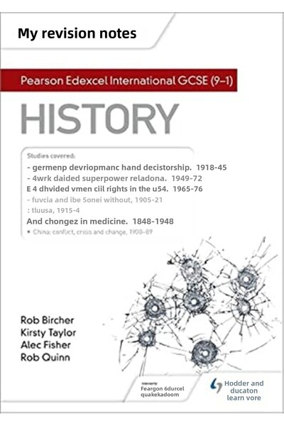 Hachette ملاحظاتي على مراجعة امتحان بيرسون إيديكسل الدولي للصف التاسع في التاريخ