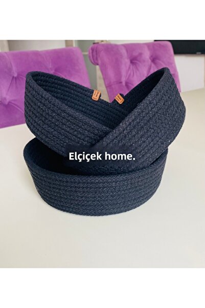 ELÇİÇEK HOME Διακοσμητικό καλάθι πολλαπλών χρήσεων, Organizer Σετ 3 τεμαχίων