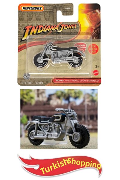 HOT WHEELS محرك Matchbox Indiana Jones تحت عنوان Ducati Scrambler