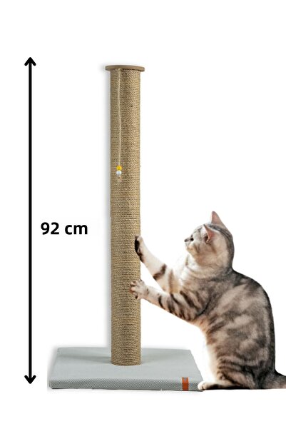 PUGALO 90 cm Large Cat Scratching Board Cushion Surface Gray