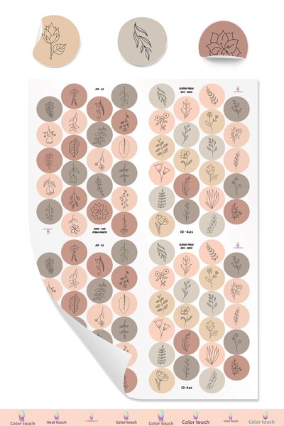 colortouch Round Sticker 3 - 88 Pieces